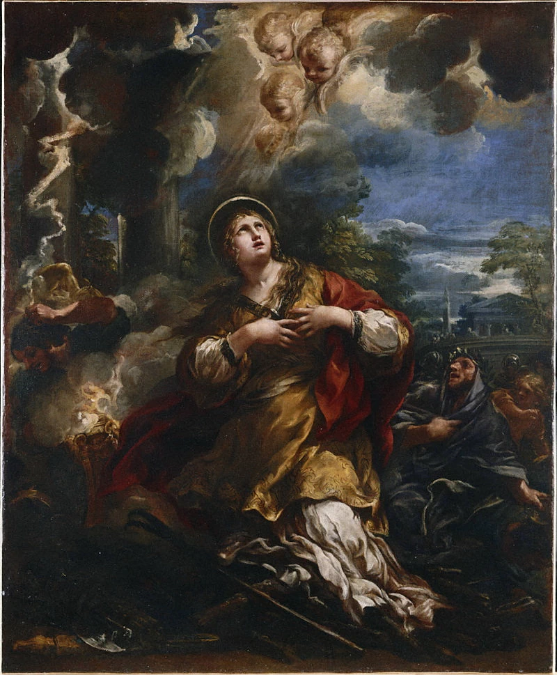 Santa Martina rifiuta di adorare gli idoli - Princeton University Art Museum
